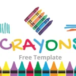 Plantilla PowerPoint de Crayones