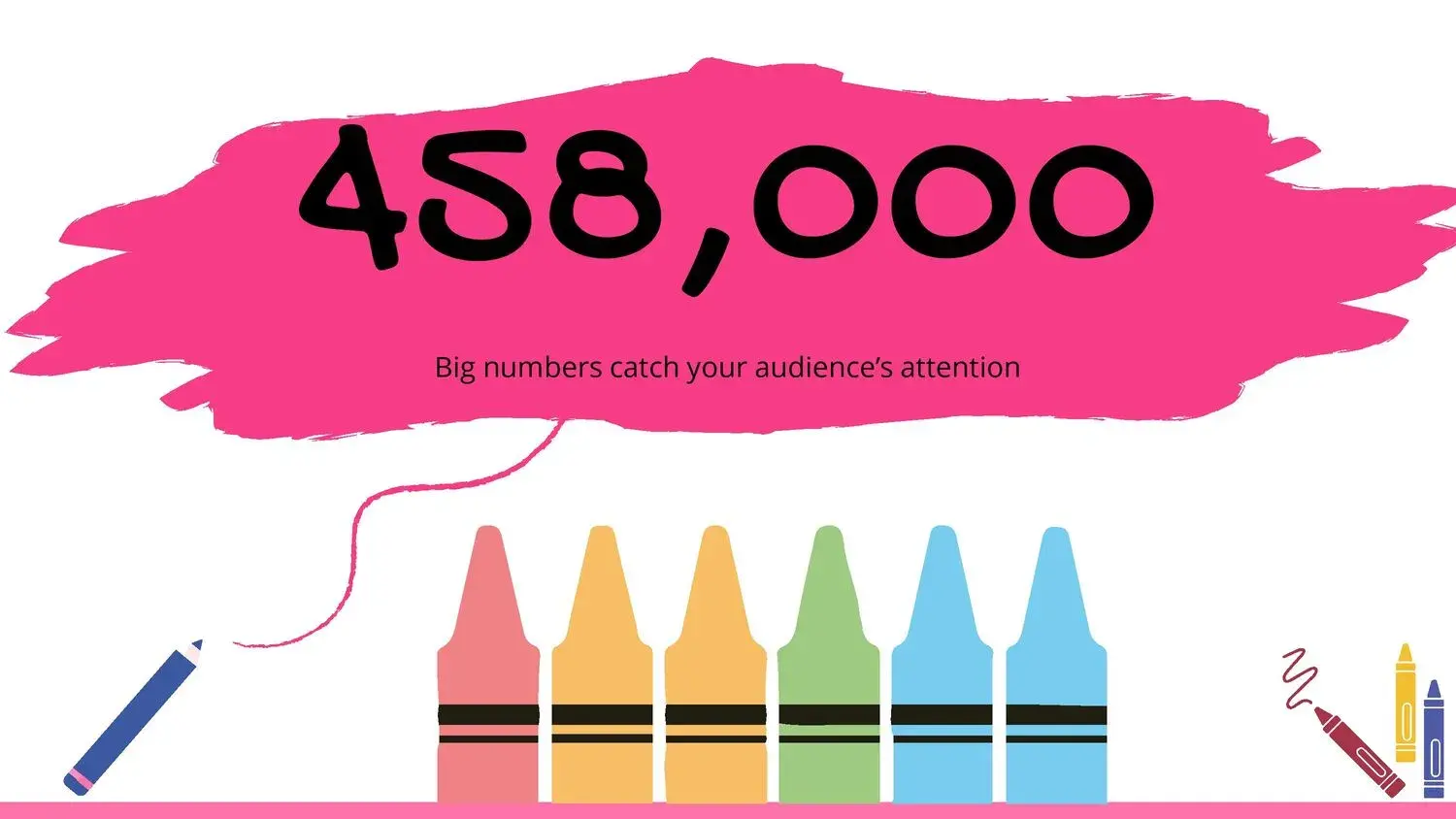 Plantilla PowerPoint de Crayones