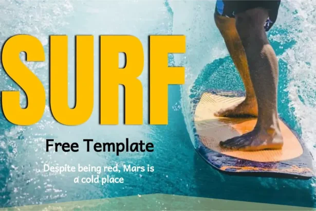 Plantilla PowerPoint de Surf