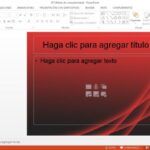Plantilla roja para PowerPoint
