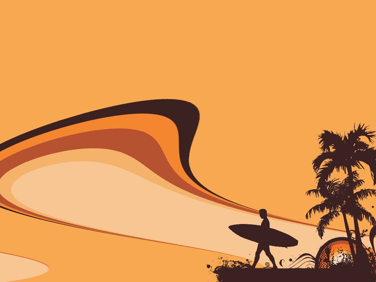 Plantilla de Presentación surf