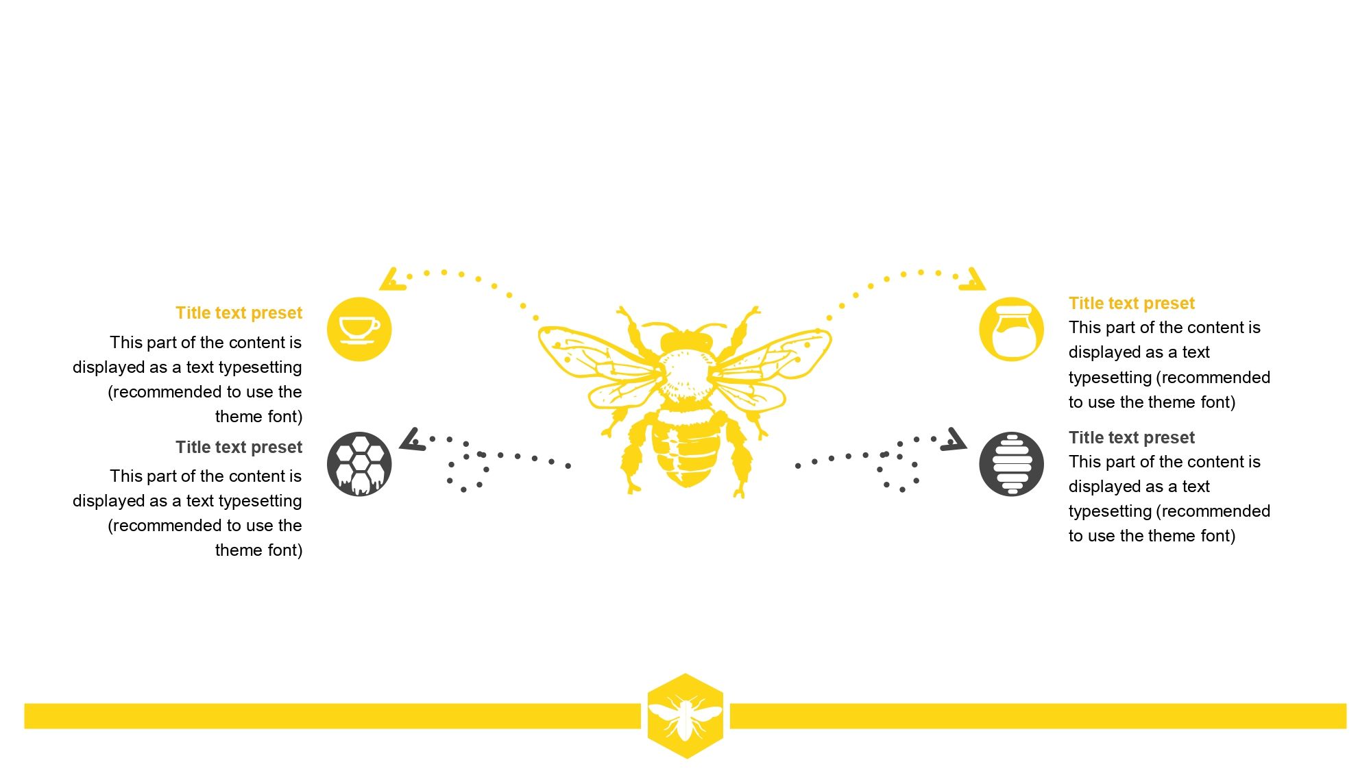 Abejas Plantilla PowerPoint