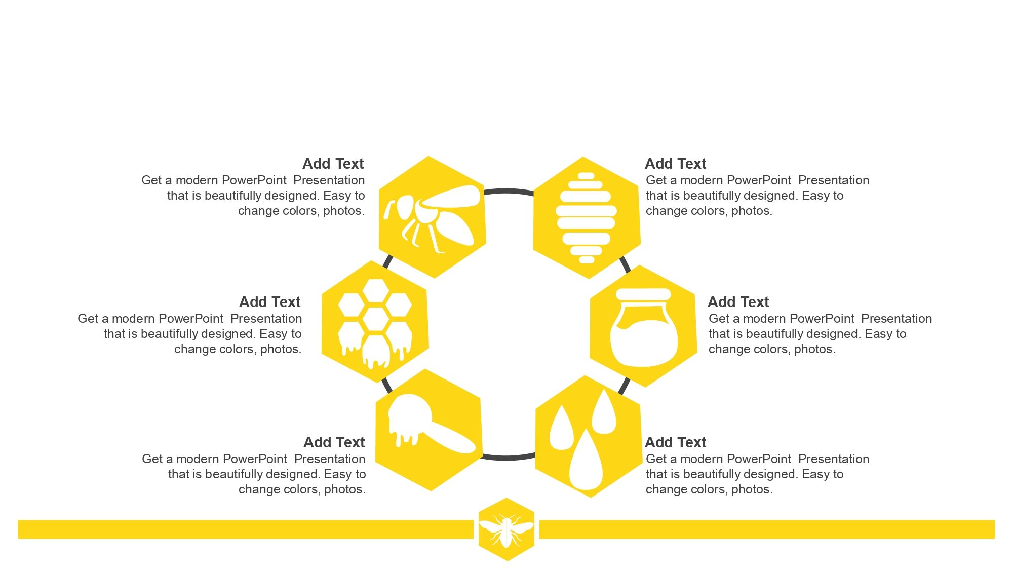 Abejas Plantilla PowerPoint