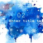 Acuarela Azul Plantilla PowerPoint