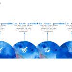 Acuarela Azul Plantilla PowerPoint