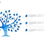 Acuarela Azul Plantilla PowerPoint