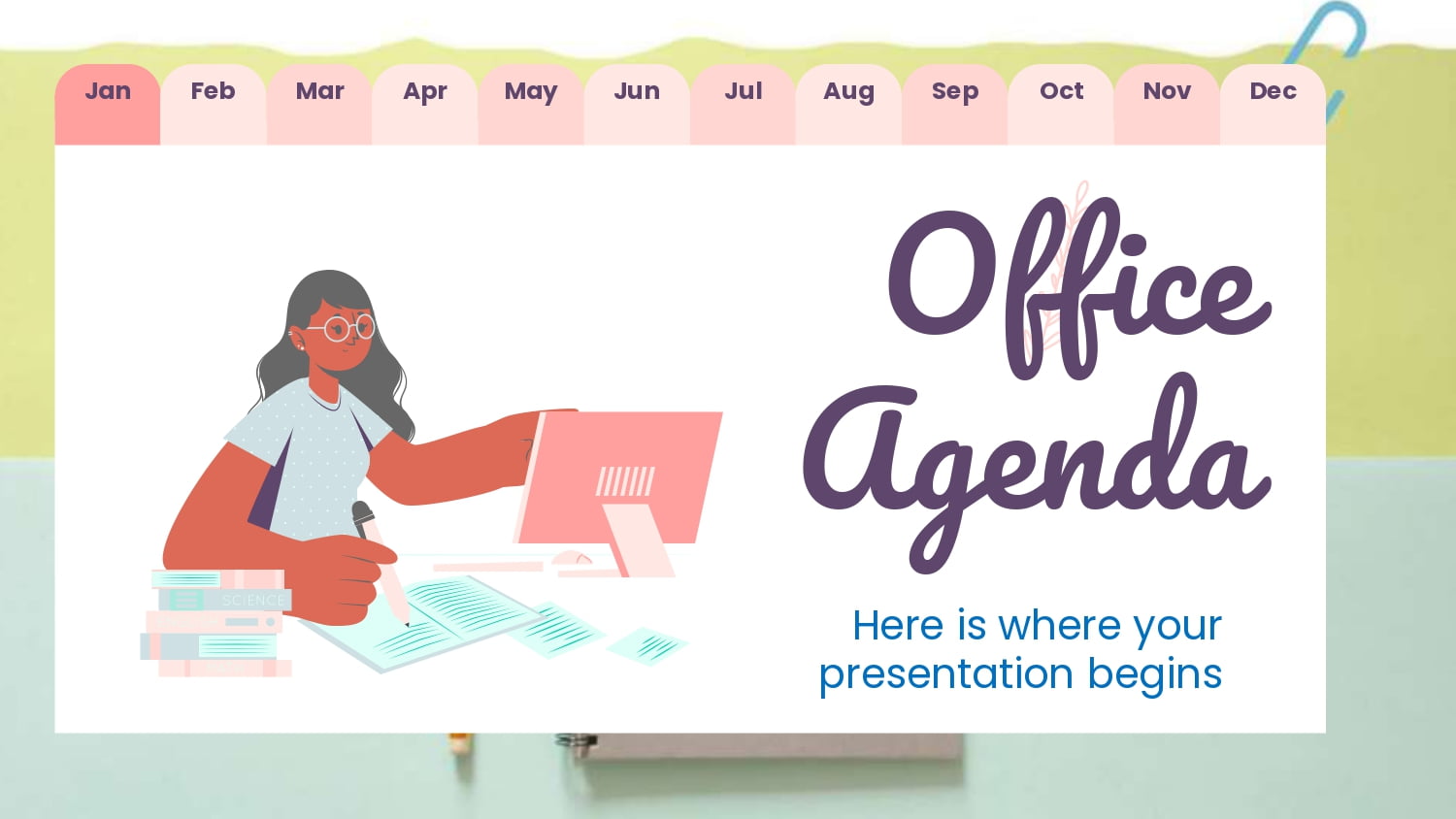 Agenda Plantilla PowerPoint