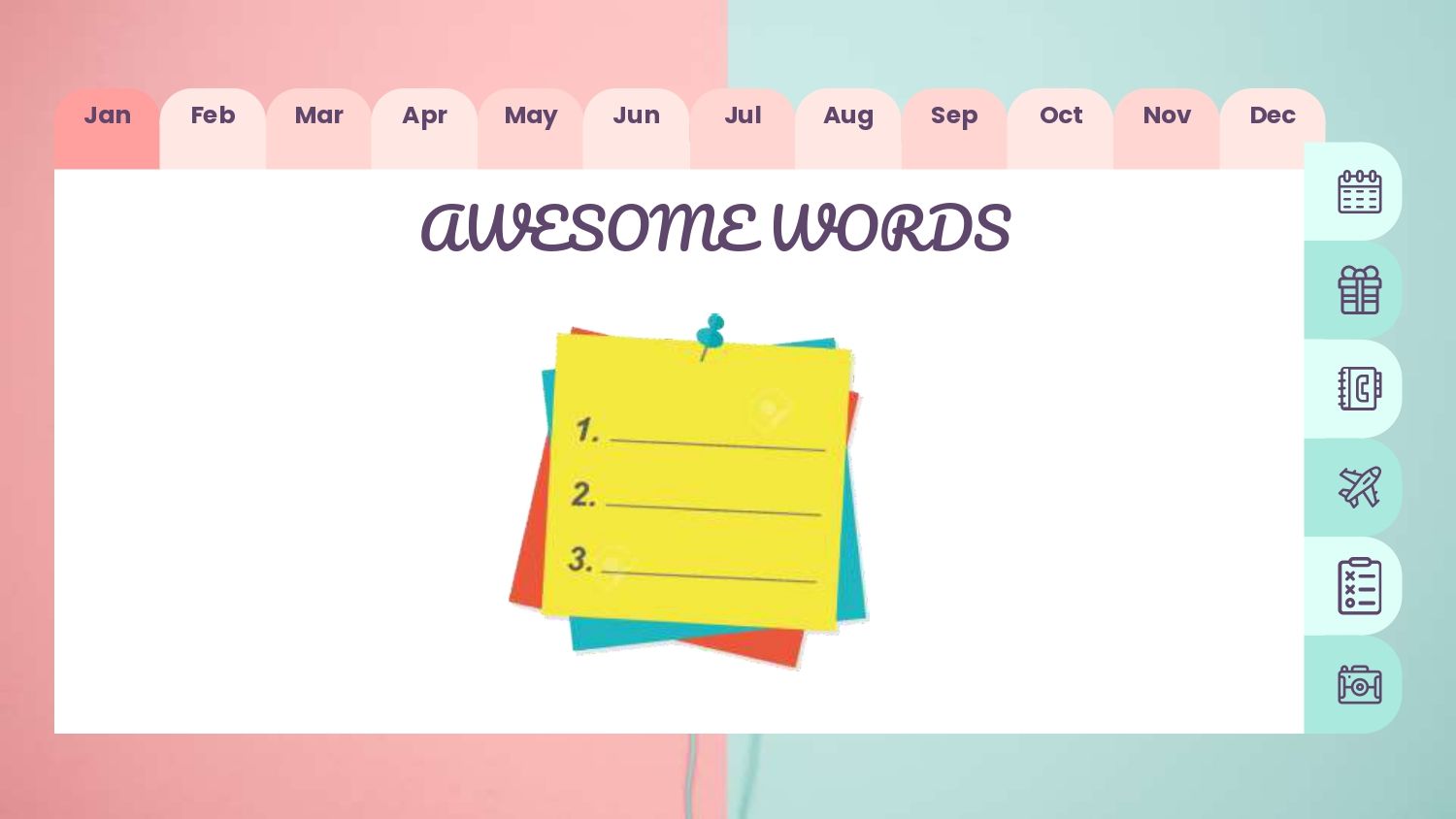 Agenda Plantilla PowerPoint