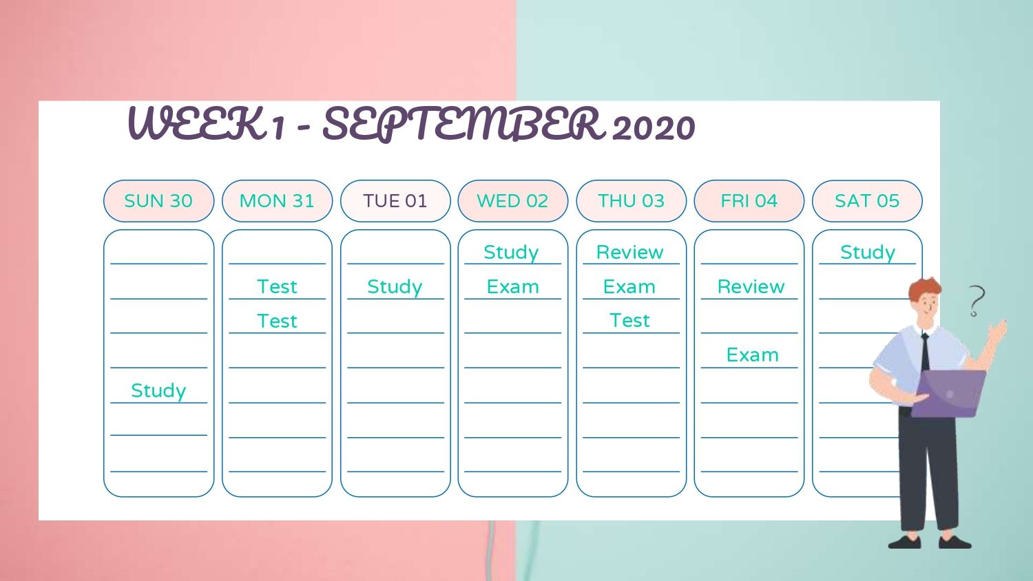 Agenda Plantilla PowerPoint