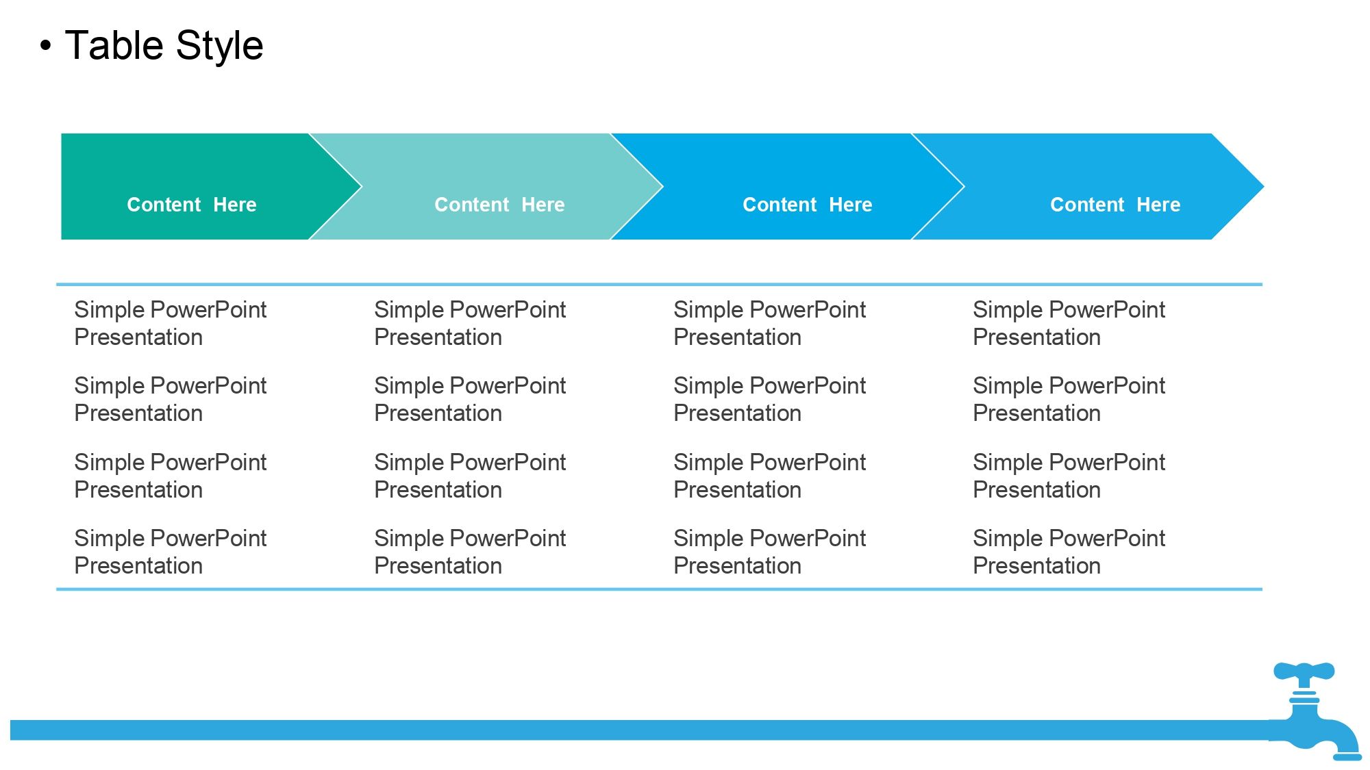 Agua Potable Plantilla PowerPoint