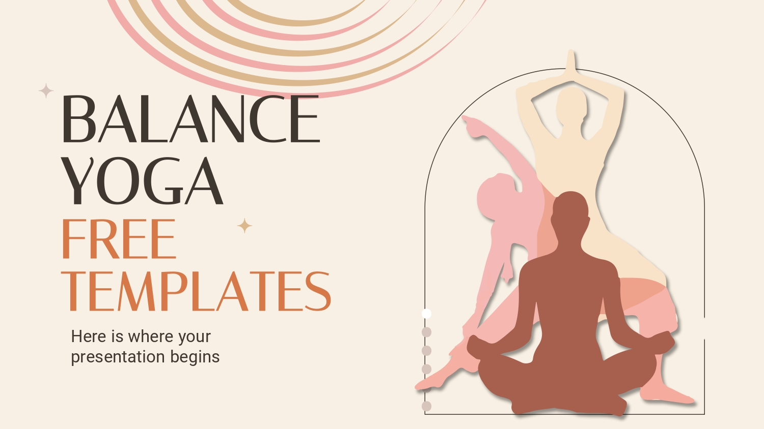 Balance y Yoga Plantilla PowerPoint