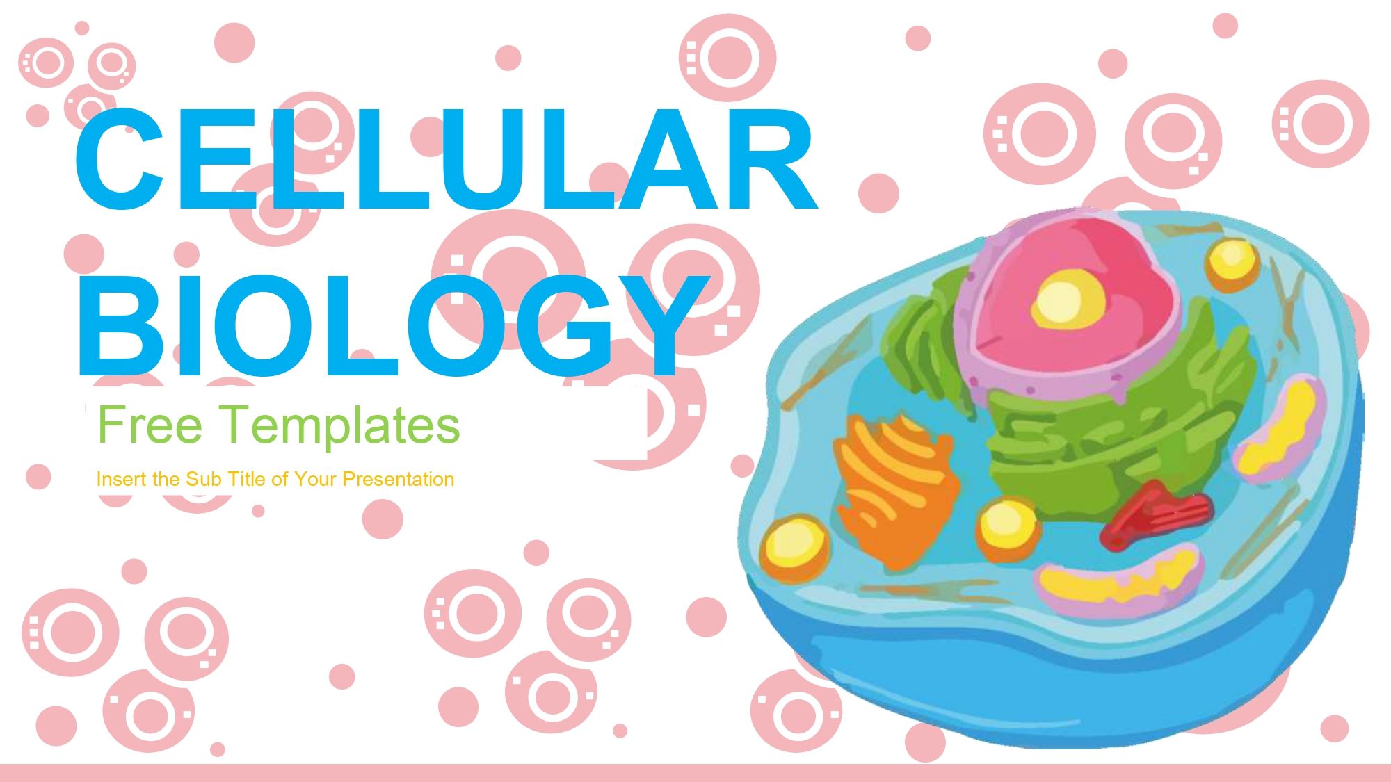 BiologĂa Celular Plantilla PowerPoint