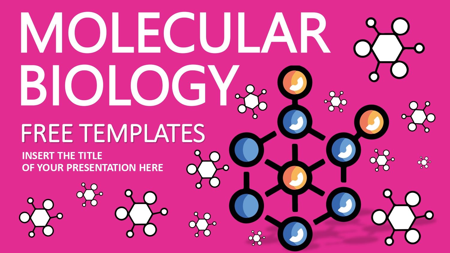 Biología Molecular Plantilla PowerPoint