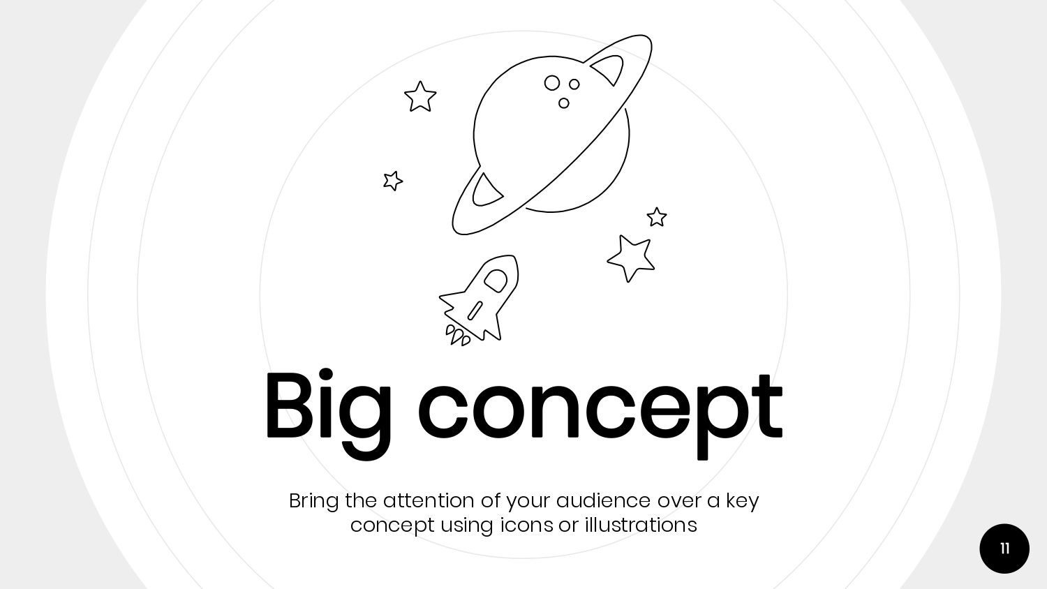 Blanco y Negro Plantilla PowerPoint