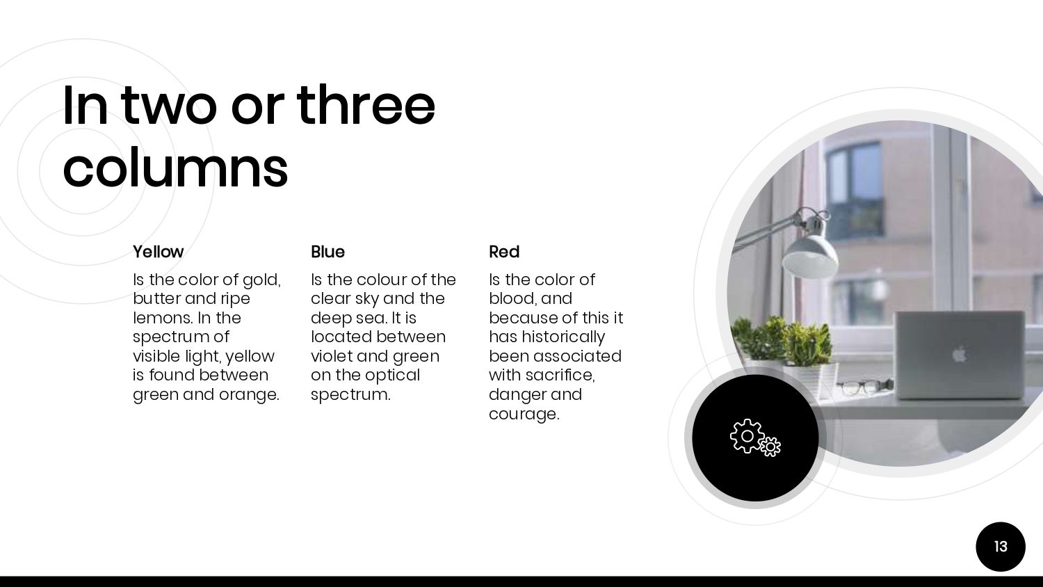 Blanco y Negro Plantilla PowerPoint