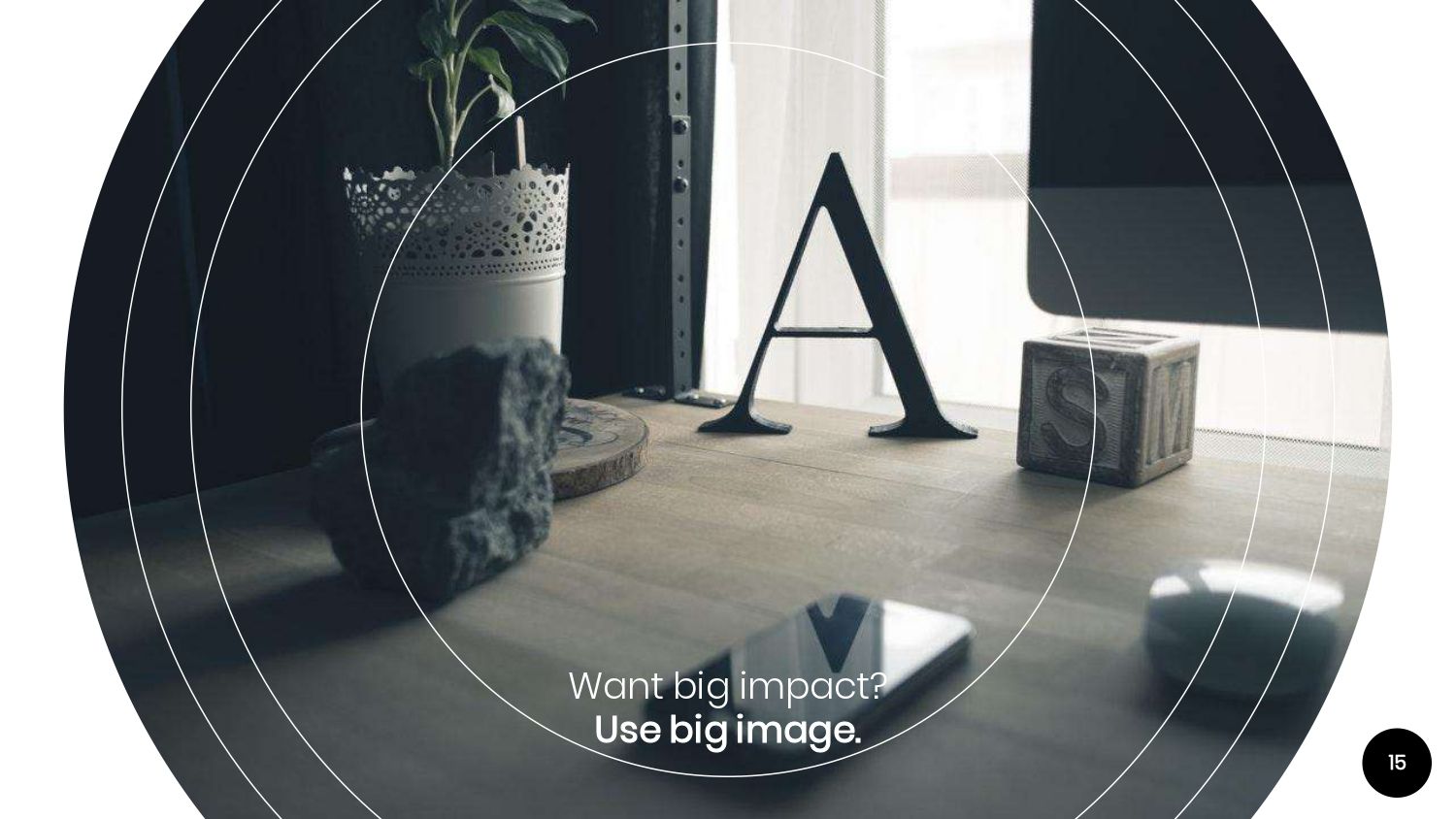 Blanco y Negro Plantilla PowerPoint