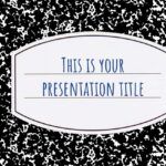Bloc de Notas Plantilla PowerPoint