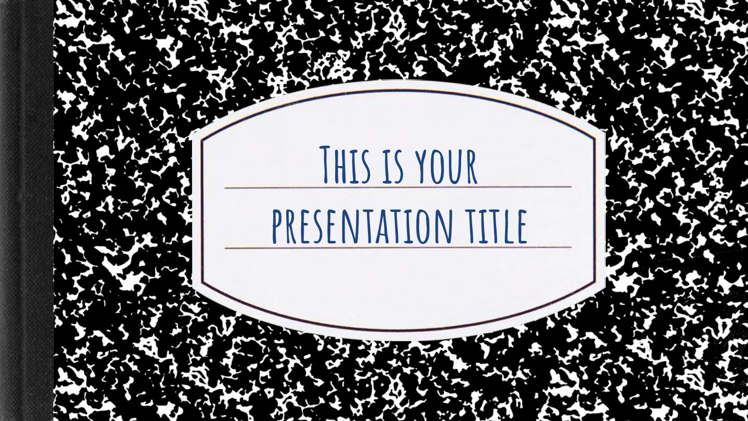 Bloc de Notas Plantilla PowerPoint