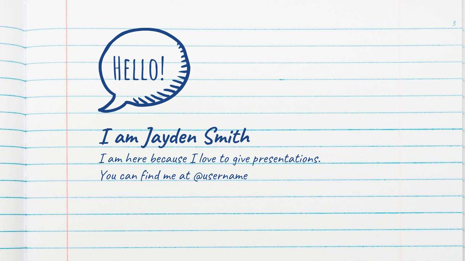 Bloc de Notas Plantilla PowerPoint