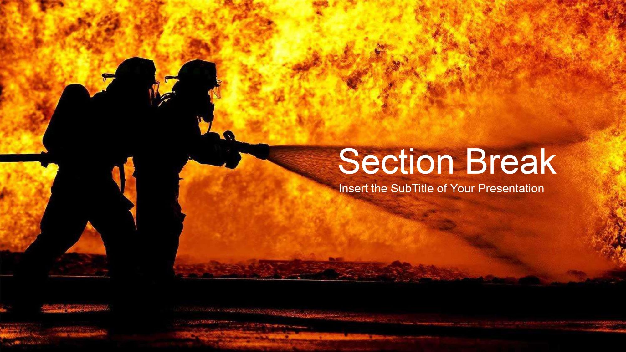 Bomberos Plantilla PowerPoint