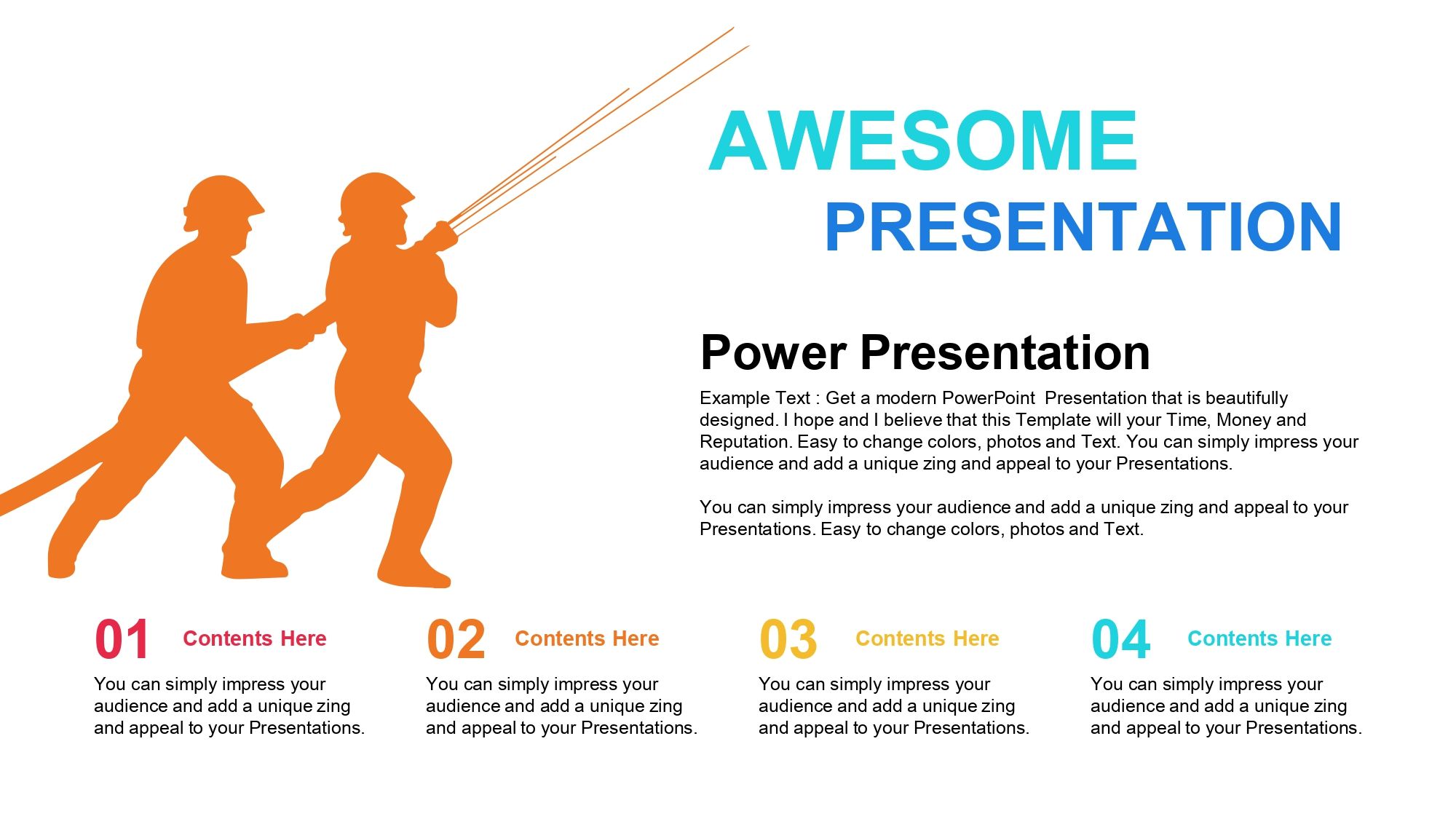 Bomberos Plantilla PowerPoint