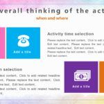 Bordes Coloridos Plantilla PowerPoint