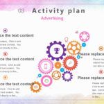 Bordes Coloridos Plantilla PowerPoint