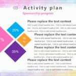 Bordes Coloridos Plantilla PowerPoint