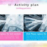 Bordes Coloridos Plantilla PowerPoint
