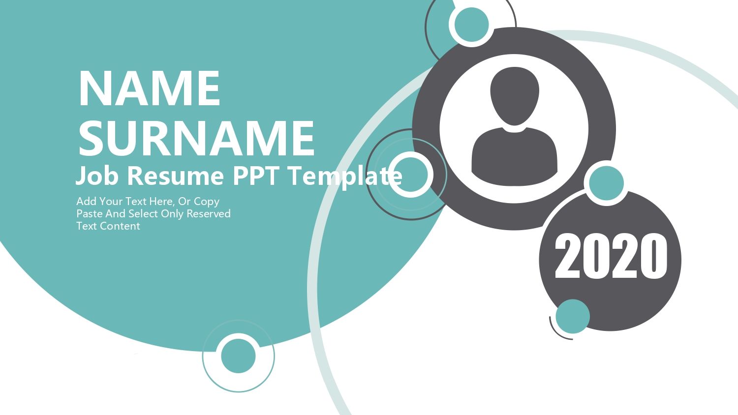 CV Animado Plantilla PowerPoint