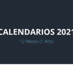 Calendario 2021 en PowerPoint