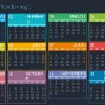 Calendario 2021 en PowerPoint