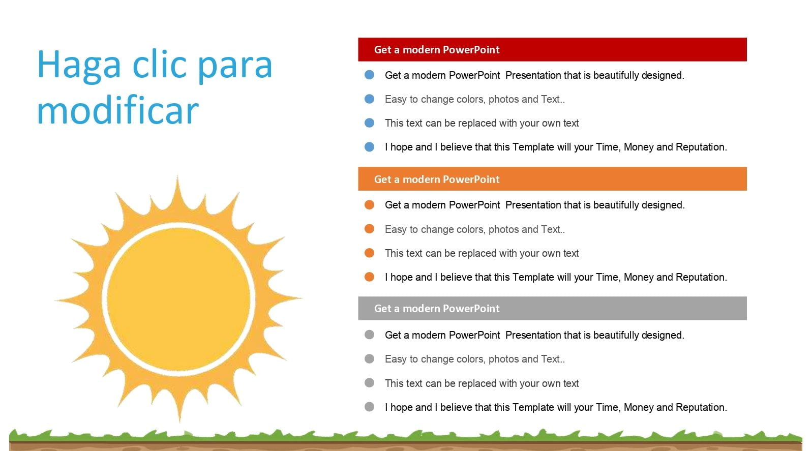Calentamiento Global Plantilla PowerPoint