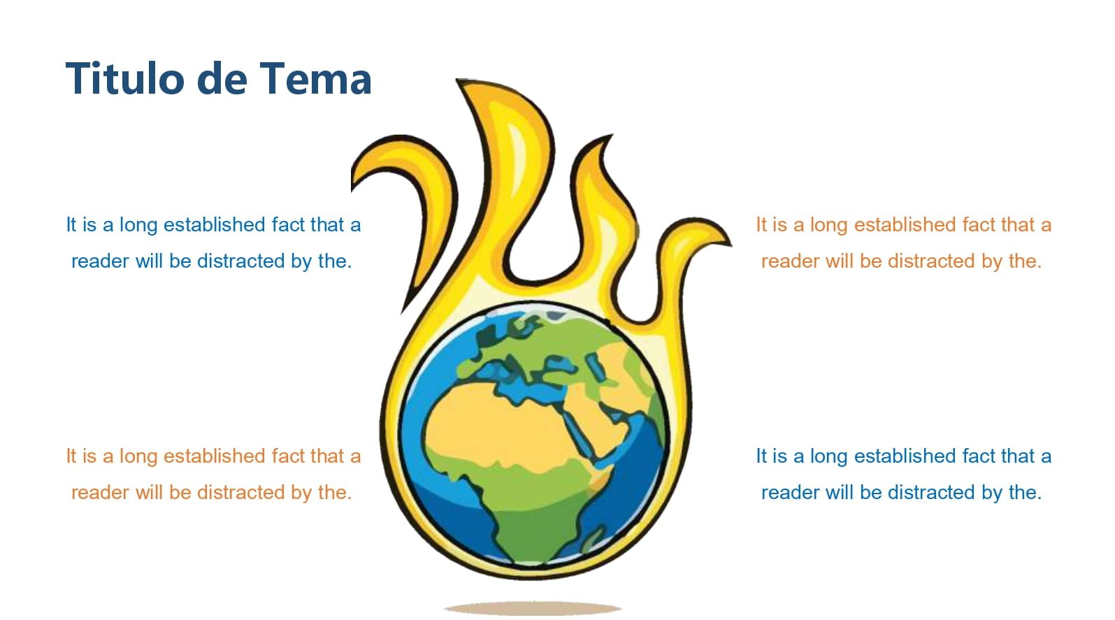 Calentamiento Global Plantilla PowerPoint