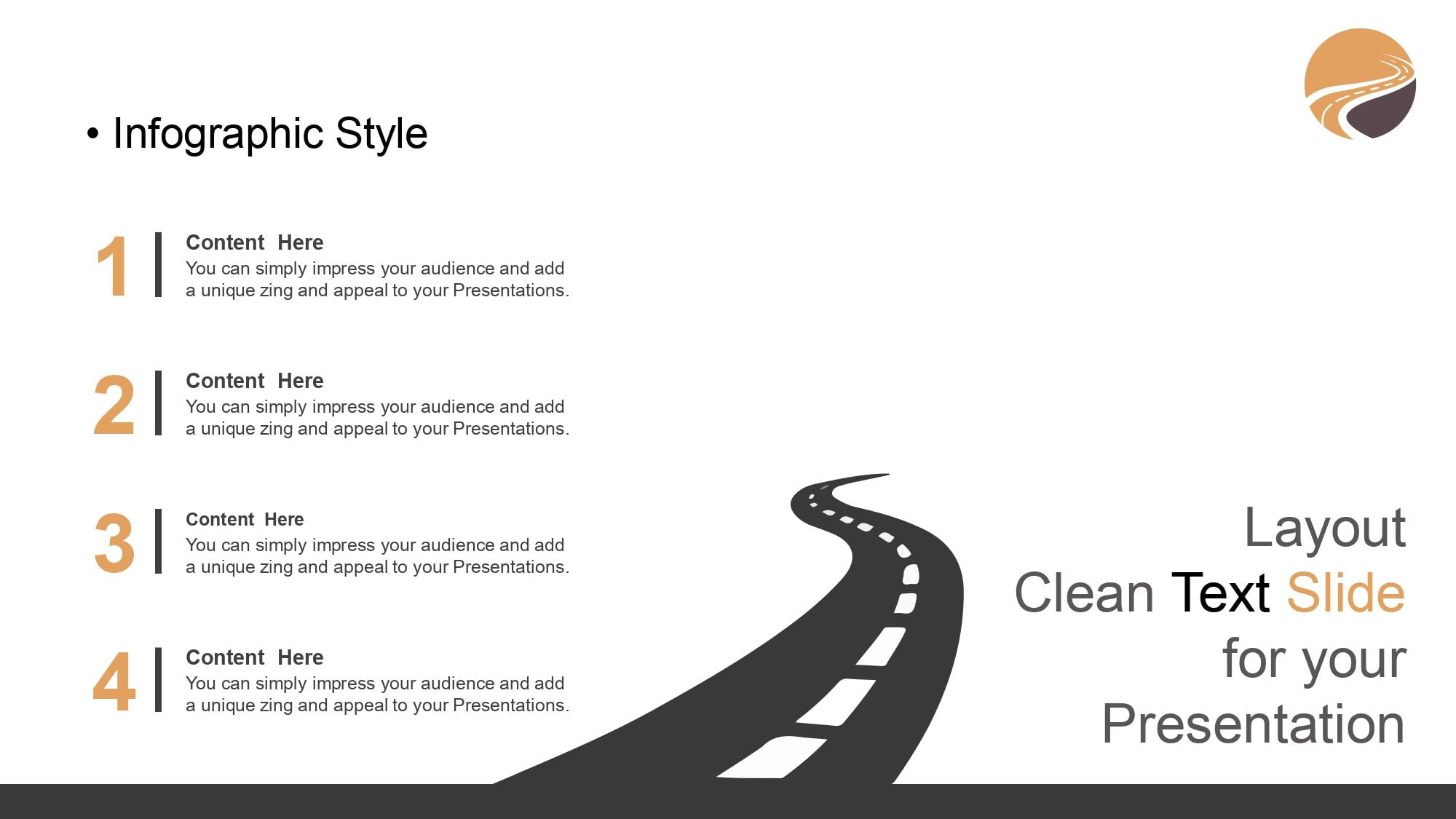 Carretera Plantilla PowerPoint