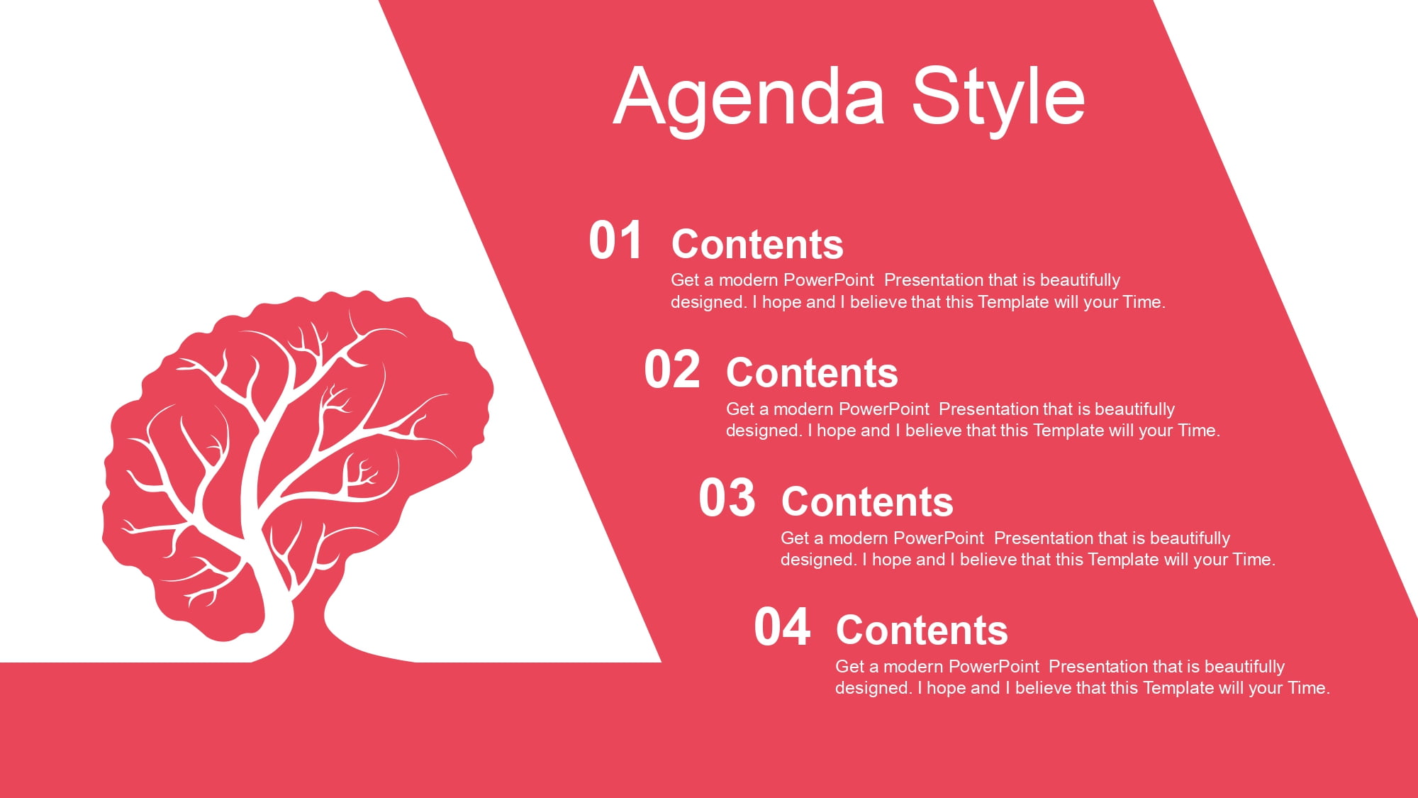 Cerebro Humano Plantilla PowerPoint