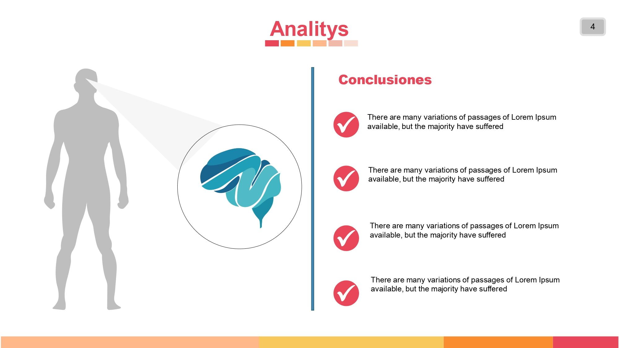 Cerebro Humano Plantilla PowerPoint