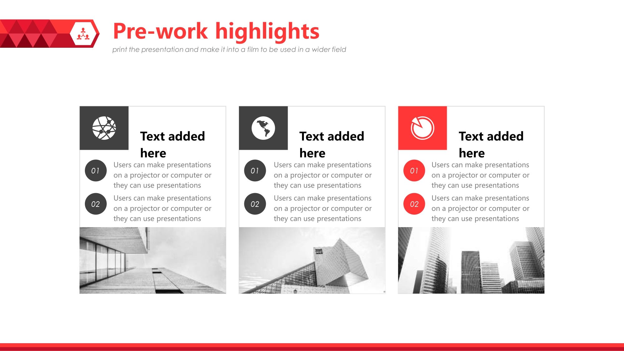 Rojo y Blanco Plantilla PowerPoint