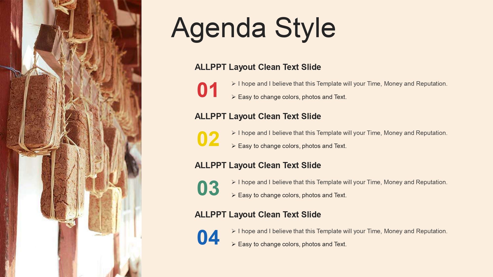 Comida Coreana Plantilla PowerPoint