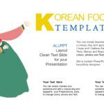 Comida Coreana Plantilla PowerPoint