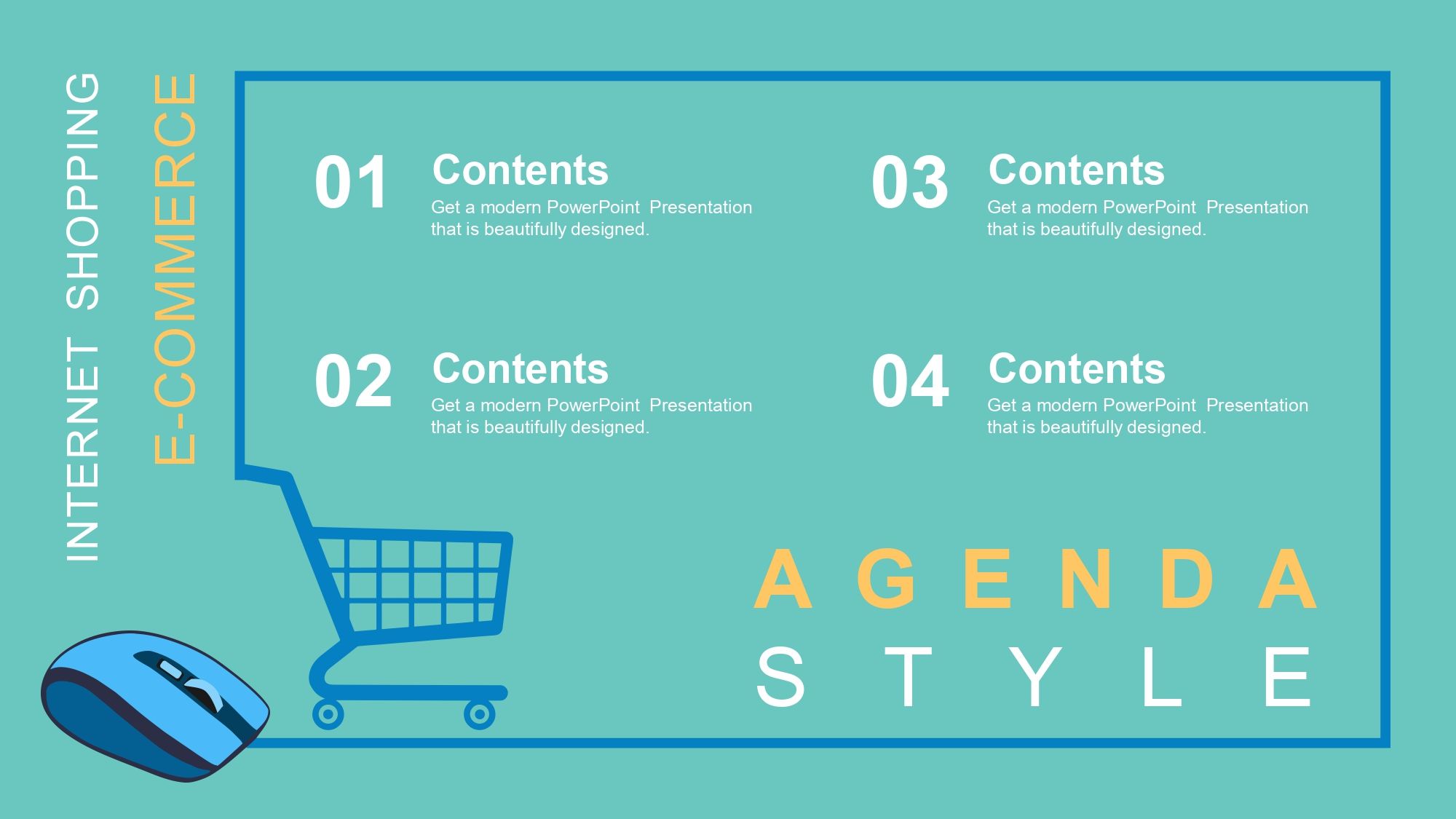 Compras por Internet Plantilla PowerPoint