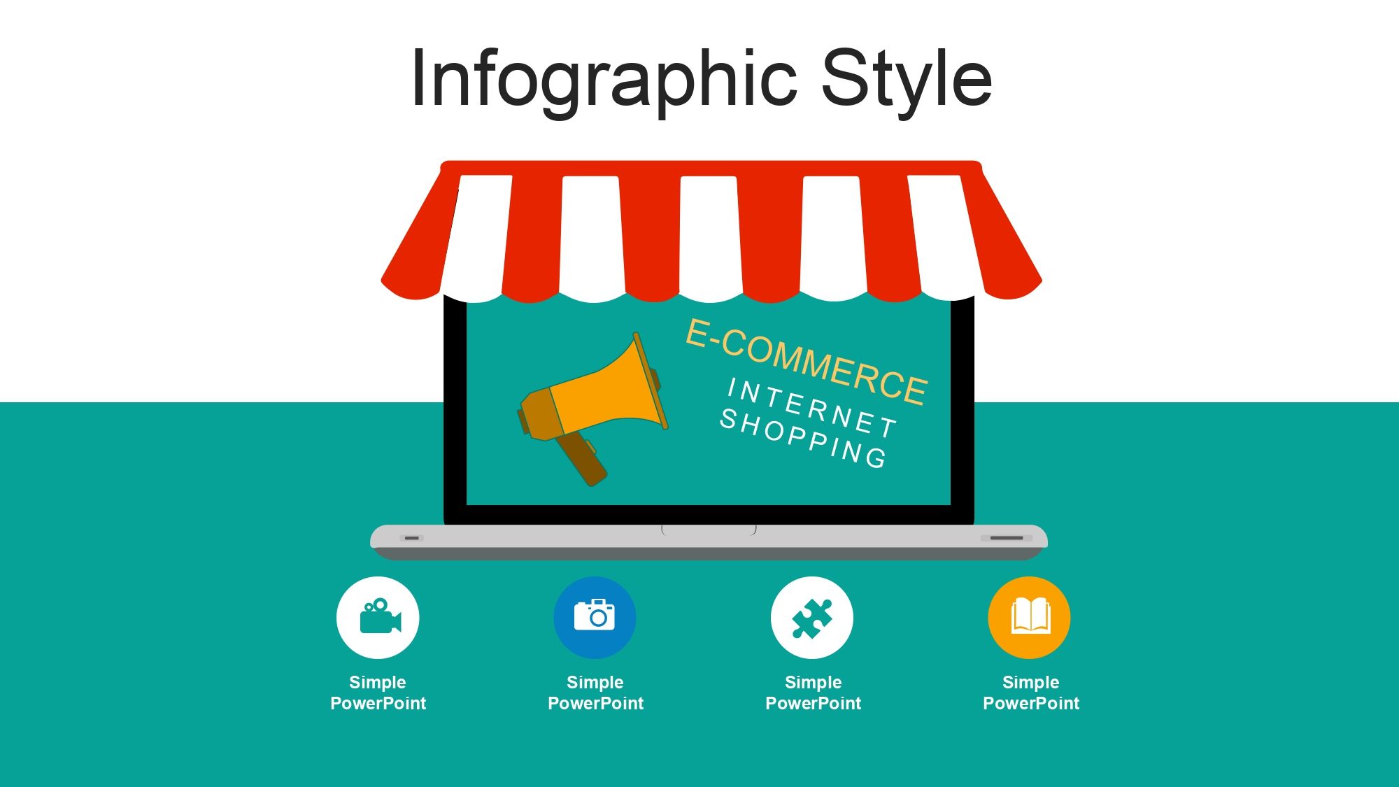 Compras por Internet Plantilla PowerPoint