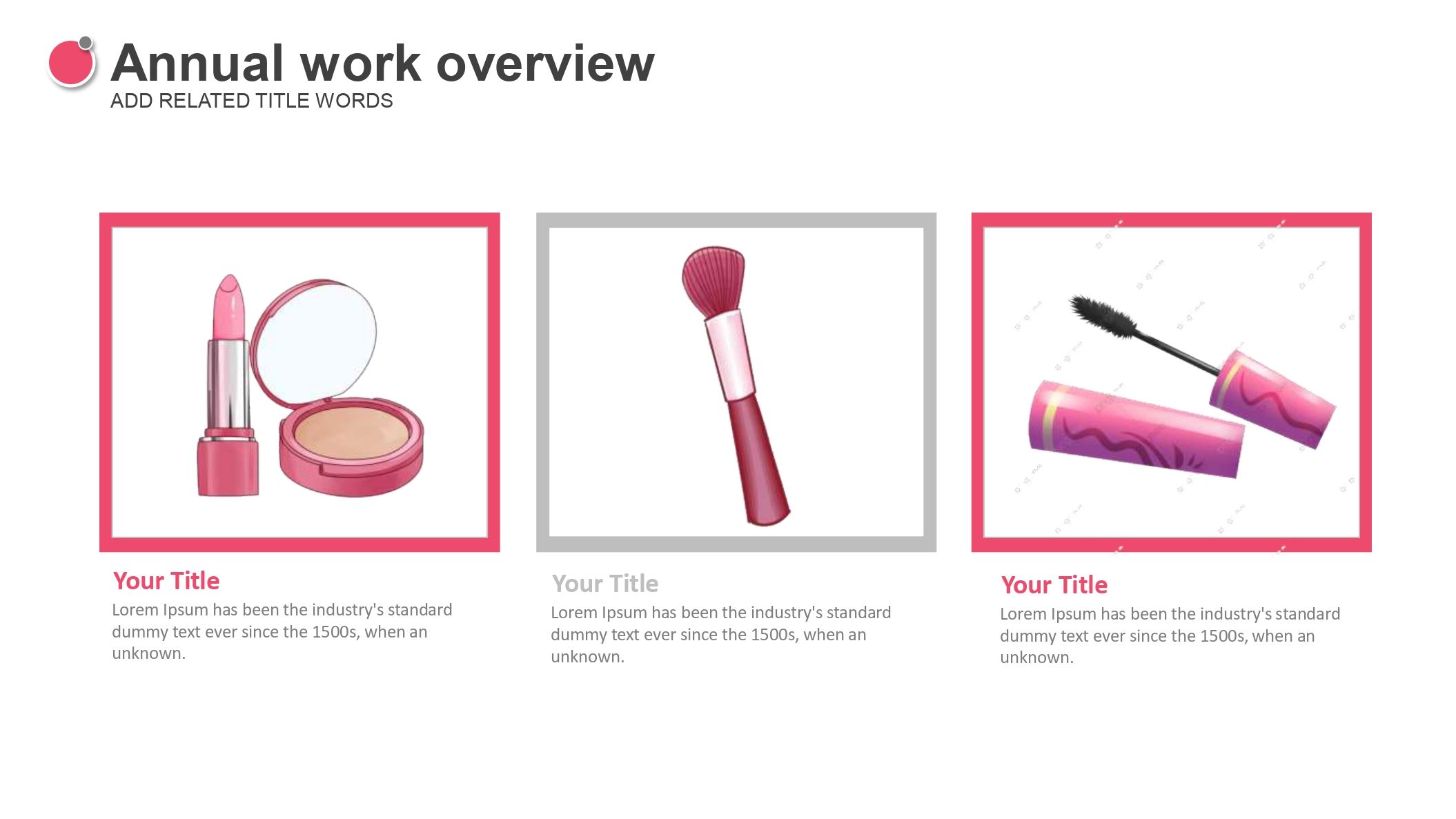 Cosméticos Plantilla PowerPoint