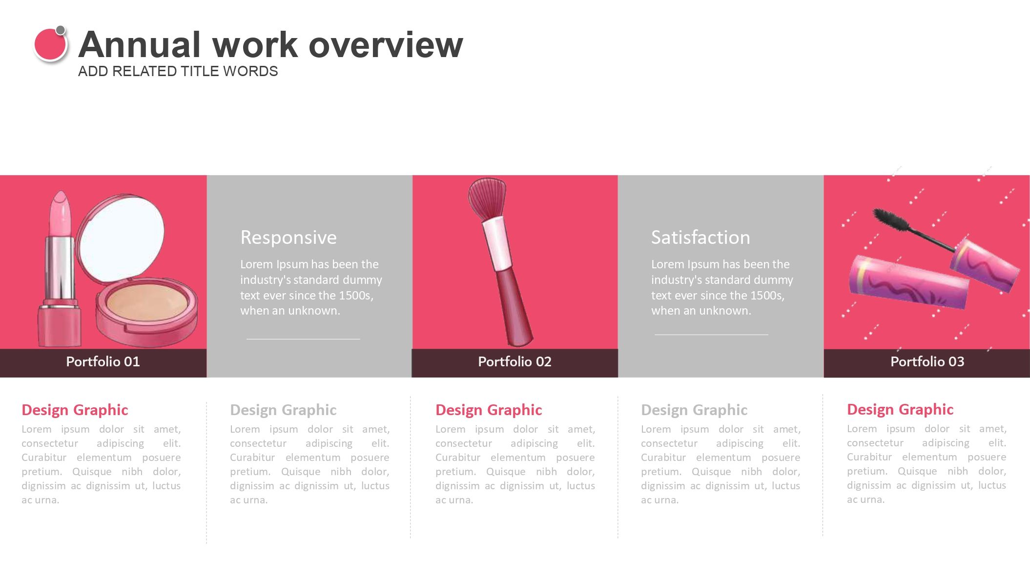 Cosméticos Plantilla PowerPoint