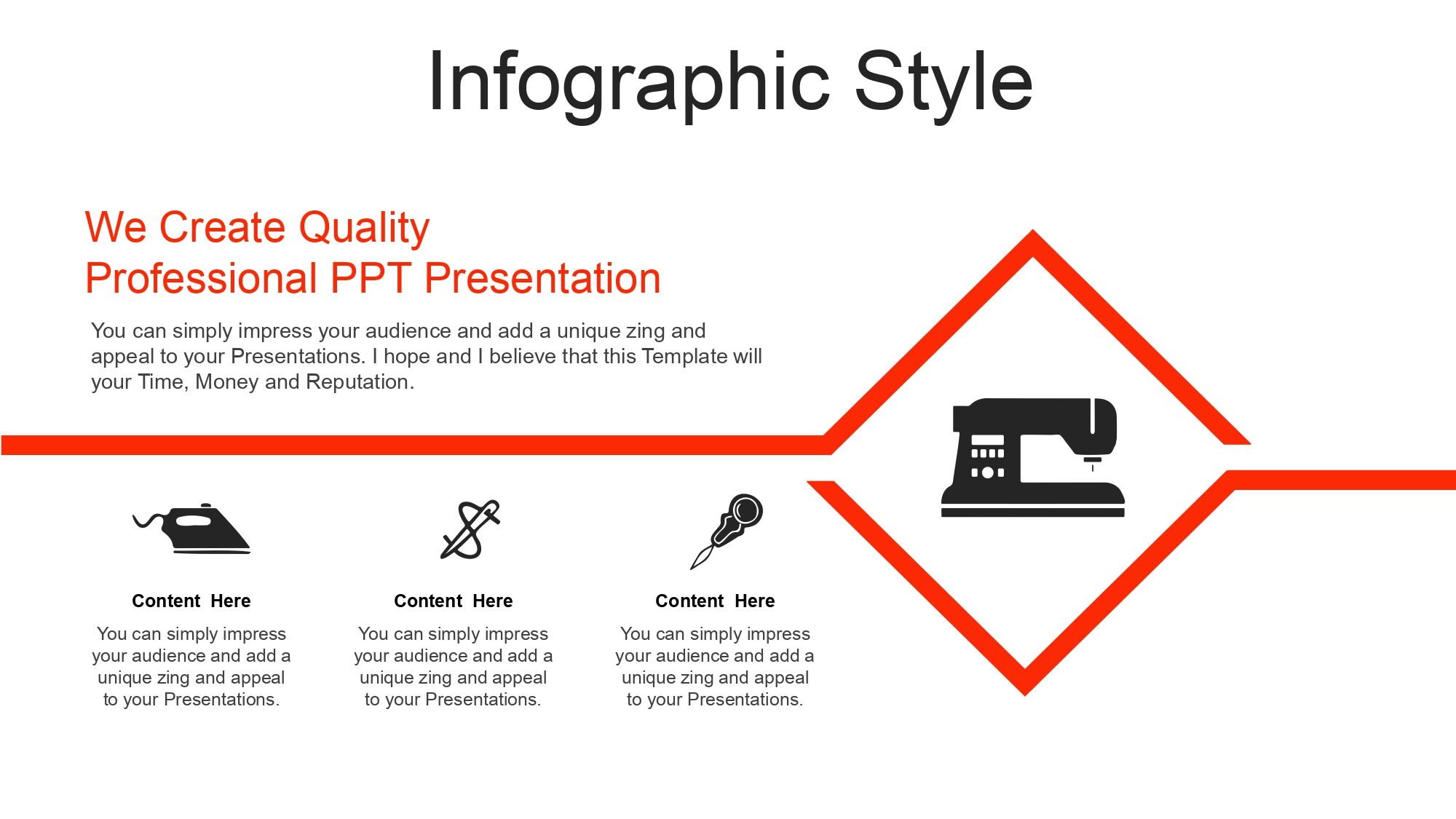 Costura Plantilla PowerPoint