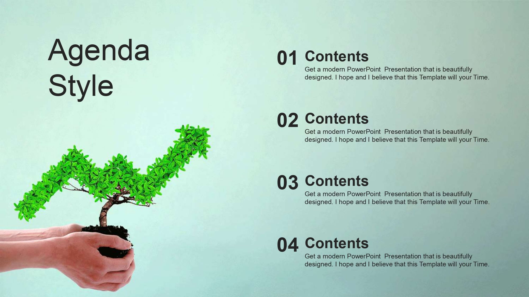 Crecimiento Económico Plantilla PowerPoint