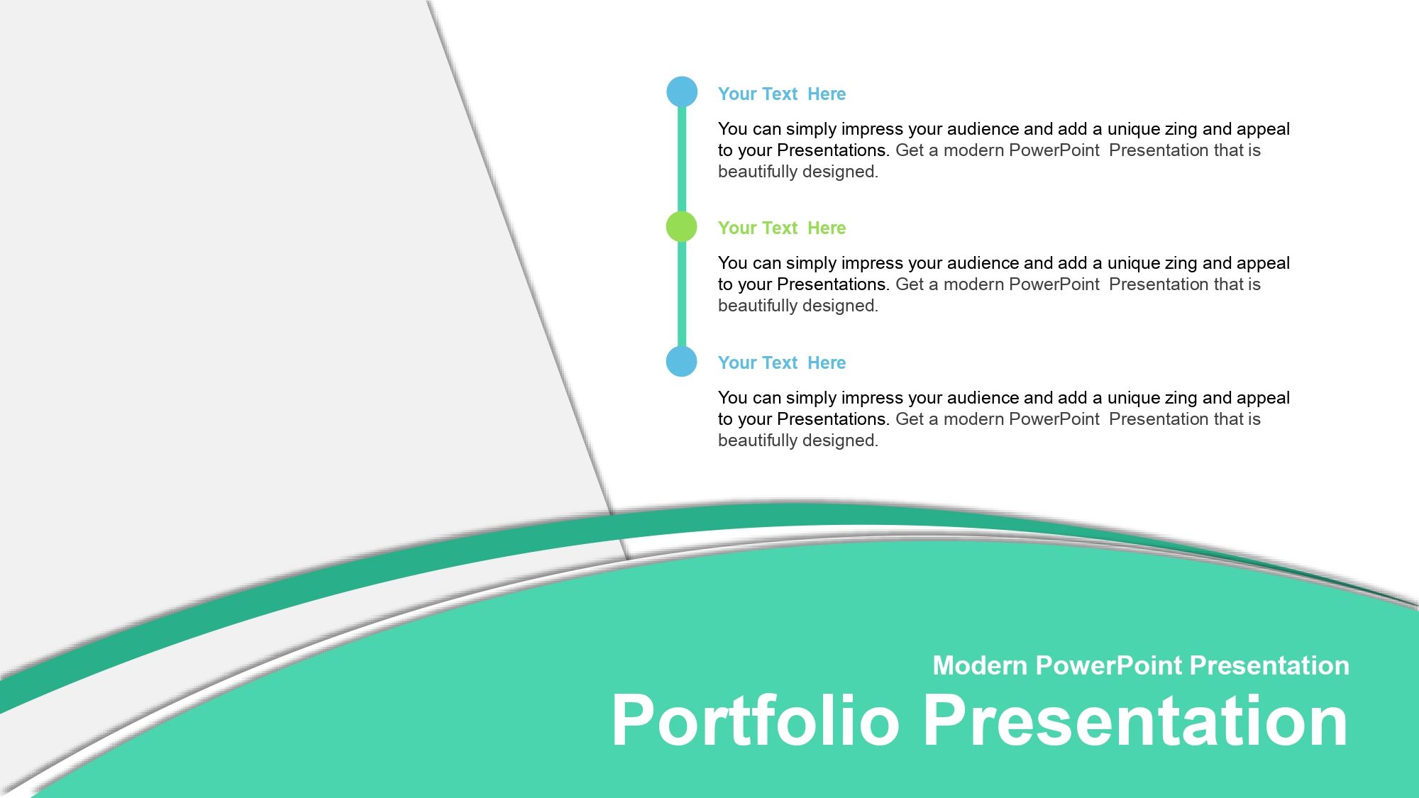 Crecimiento Económico Plantilla PowerPoint