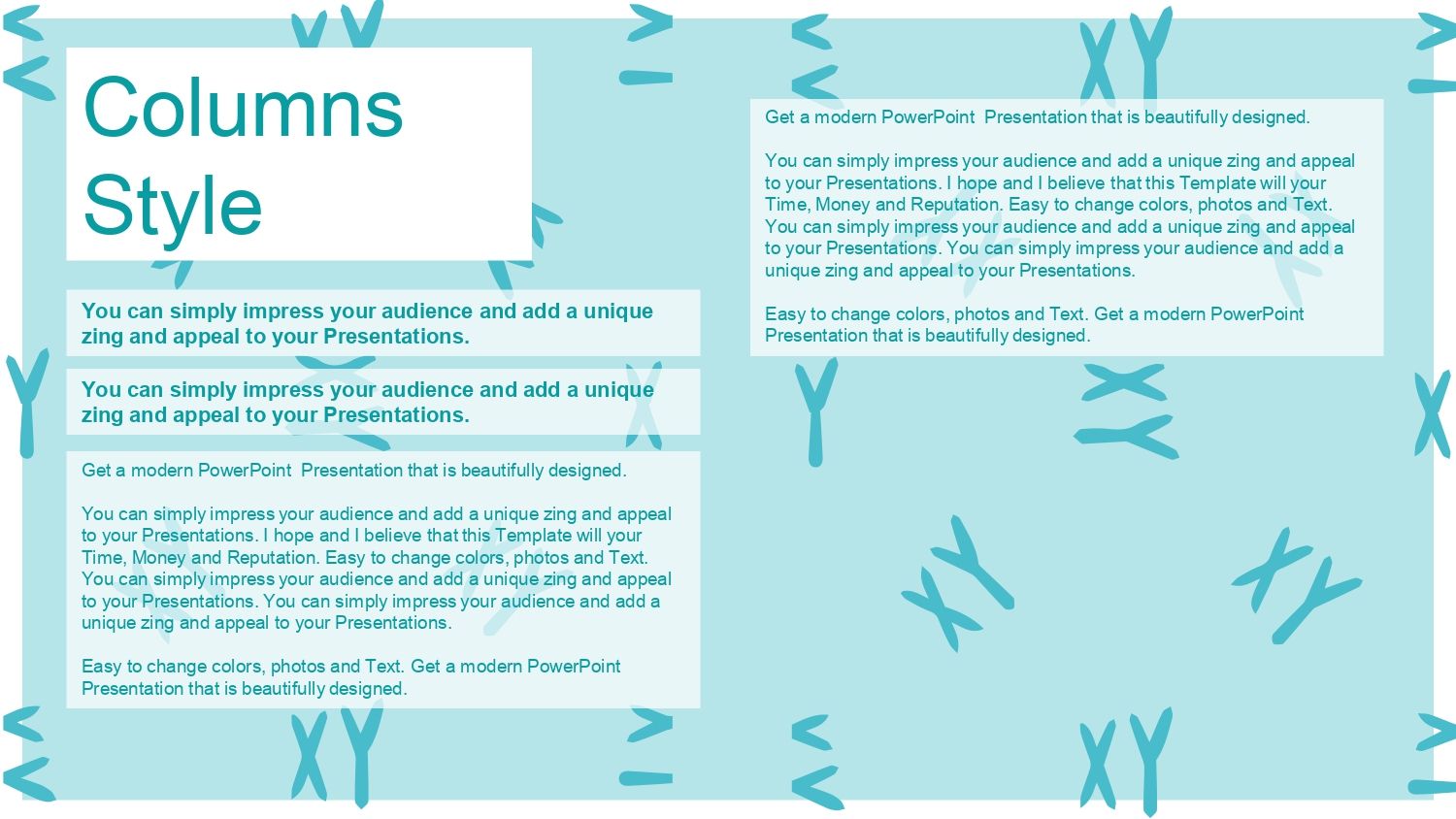 Cromosomas Plantilla PowerPoint