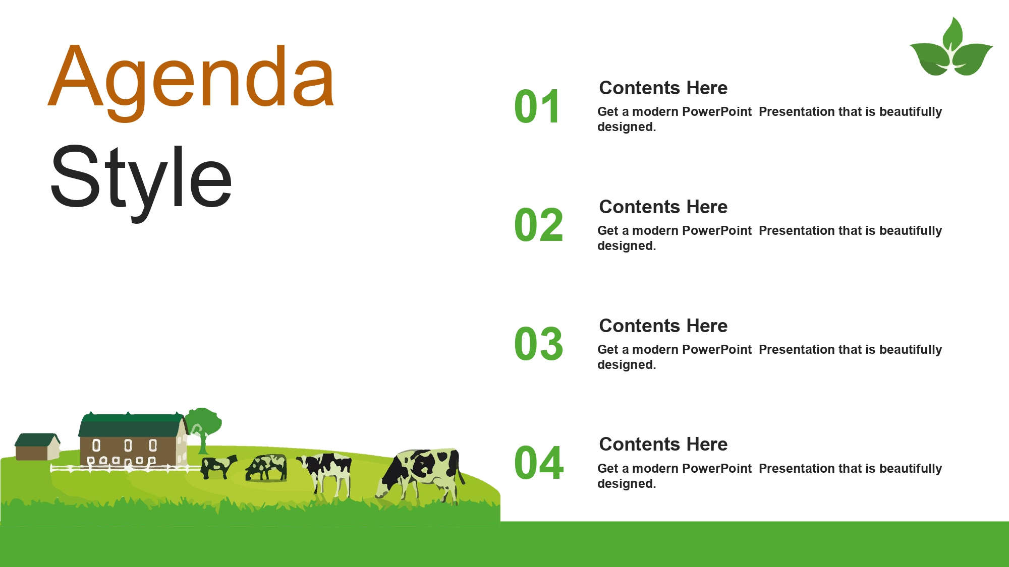 Cultivos Plantilla PowerPoint