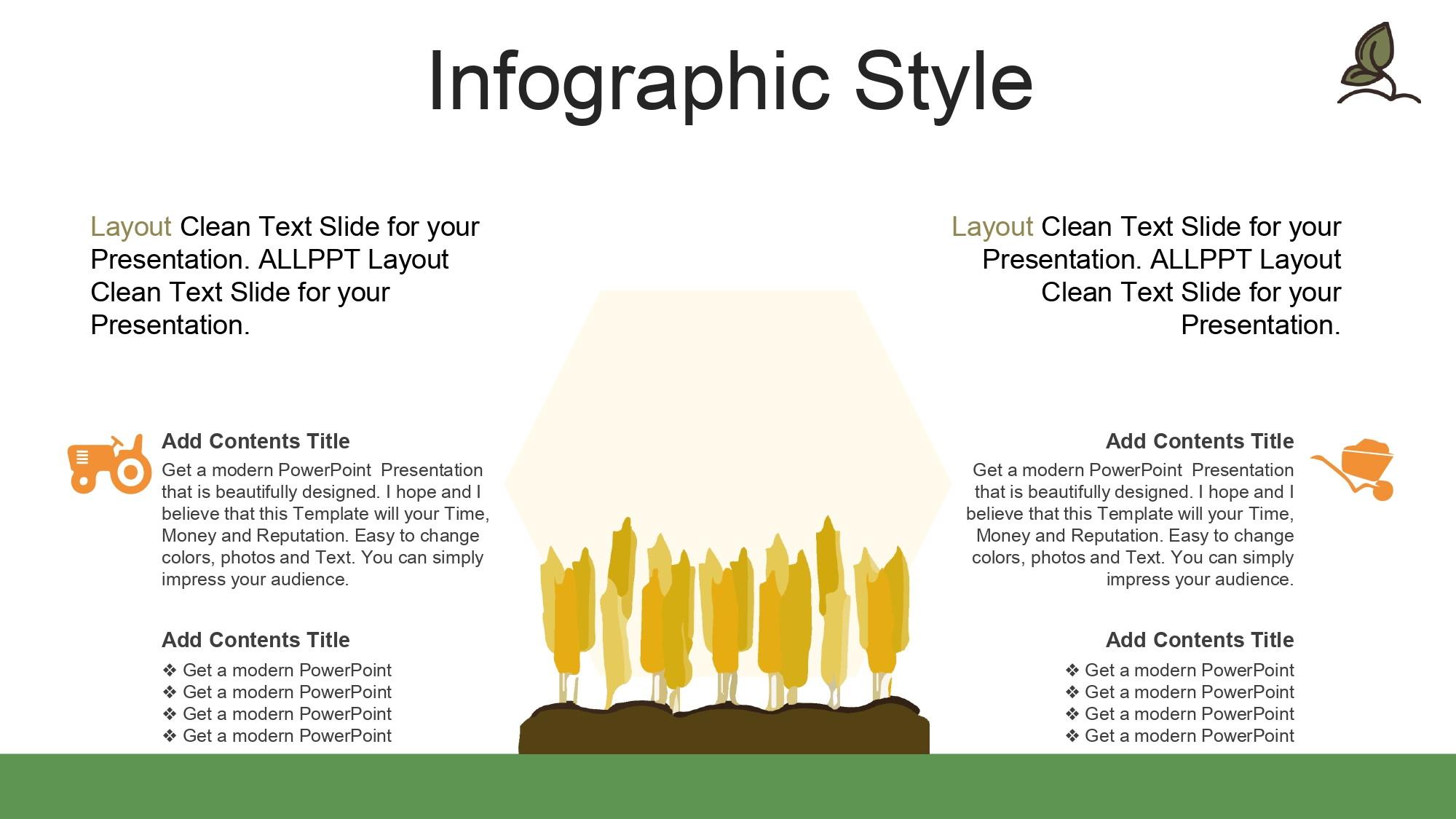 Cultivos Plantilla PowerPoint